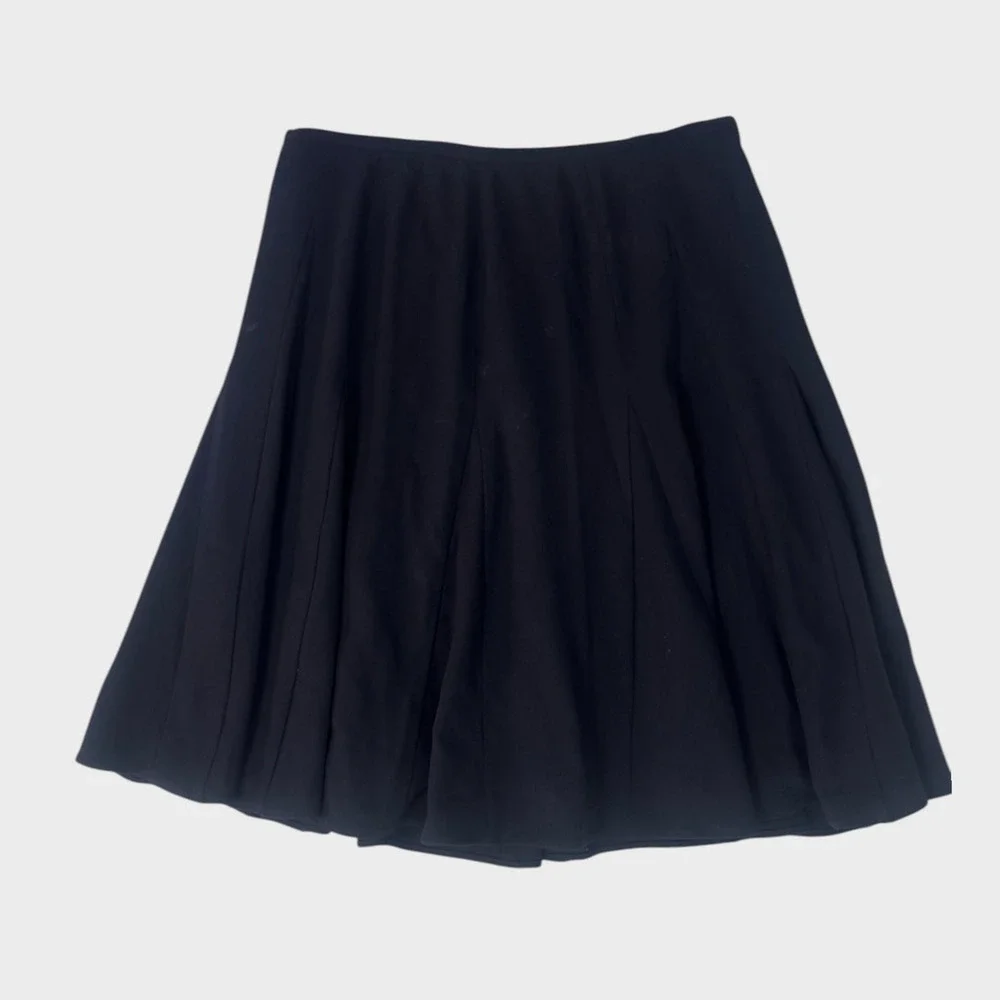 Jones New York Womens Size 10 Black A Line Skirt